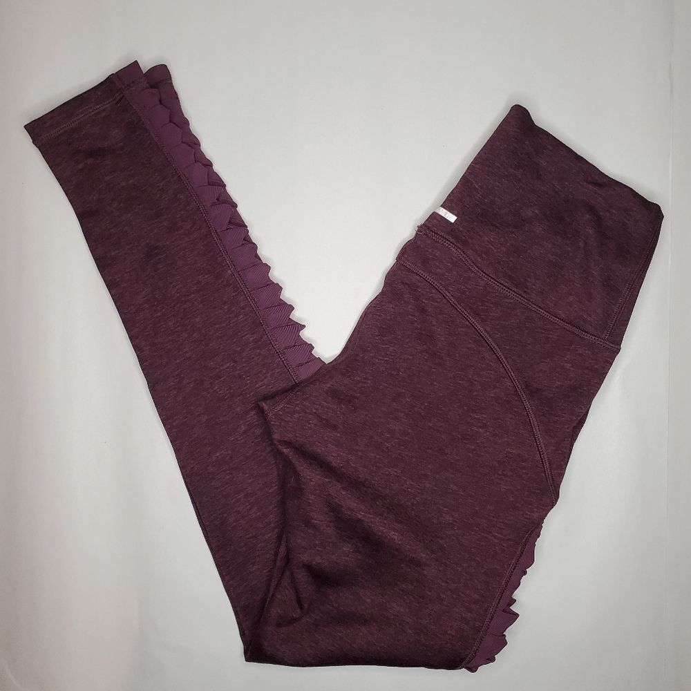 aerie Marled Berry Performance Leggings Size M